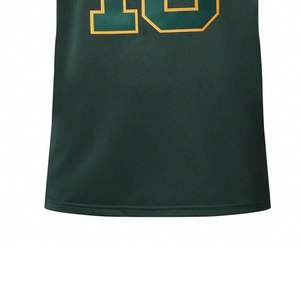 Camiseta Deportiva de Secado Rápido con Estilo Único, Diseño de Ojo de Buey, para Fanáticos del Fútbol Americano, Personalizada con Nombre/Número del Equipo - Product Image 3