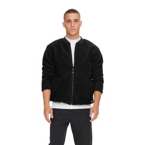 Chaqueta de lana polar de invierno a prueba de viento Chaquetas de bombardero unisex Abrigos para hombres con diseños y tamaños personalizados a precio de descuento - Product Image 2