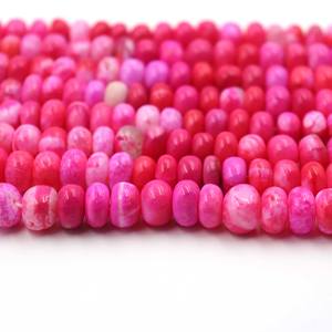 ลูกปัดโอปอลเงาสีชมพูธรรมชาติลูกปัดรูปร่างกลมมนขนาด7-10มม. โอปอลอัญมณีขายส่งลูกปัดเครื่องประดับสร้อยคอของขวัญ - Product Image 6