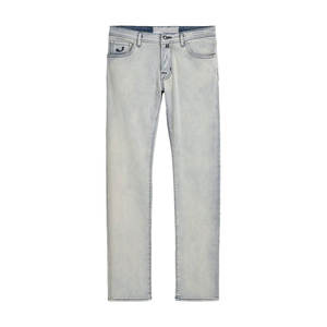 Pantalones vaqueros de mezclilla de alta calidad para hombre, Material Premium transpirable, patrón de Color sólido, estilo callejero, logotipo de invierno, ligero desgastado - Product Image 6