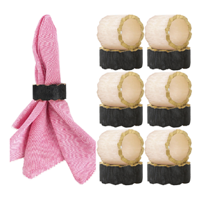 แหวนรองผ้าเช็ดปากเรซิ่นหรูหรา เป็นมิตรกับสิ่งแวดล้อม คุณภาพสูง ดีไซน์ทันสมัย สีสันตามสั่ง สำหรับงานแต่งงาน ตกแต่งโต๊ะอาหารค่ำ ขนาดตามสั่ง สำหรับธุรกิจ - Product Image 1