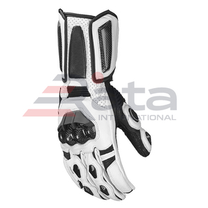 Guantes de protección de fibra de carbono antideslizantes, piel de cabra auténtica, logotipo personalizado, precio al por mayor - Product Image 4