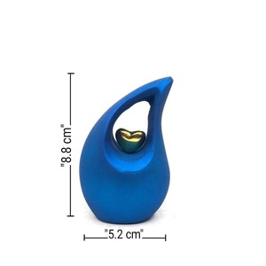 Regalo de Navidad Forma de lágrima Diseño de urnas de cremación Frascos funerarios y urnas conmemorativas para cenizas Nuevo en precio al por mayor de La India - Product Image 3