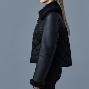 Chaquetas de Invierno Personalizadas de Piel de Oveja Genuina para Mujer, Ligeras, Teñidas Lisas, Transpirables, Impermeables, Personalizables para Unisex - Product Image 4
