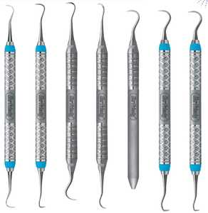 Instrumentos quirúrgicos dentales manuales Gracey, escaladores rígidos eficaces y curetas Langer para escalar - Product Image 2