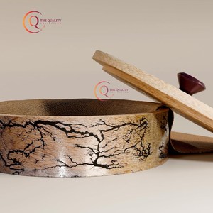 Design moderne Forme ronde Restaurant Service Alimentaire Vaisselle Classique En Bois Chapati Hot Pot Cuisine Casseroles Maison Élégante - Product Image 3