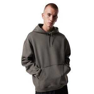 Sweat-shirt à capuche oversize pour homme et femme, vêtements de sport d'hiver, streetwear décontracté, 100% coton, écologique, respirant - Product Image 1