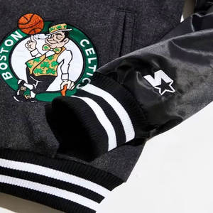 เสื้อแจ็คเก็ตเลตเตอร์แมนผู้ชาย แขนยาว ผ้าแคนวาส สำหรับฤดูหนาว อุ่นสบาย คุณภาพสูง ระบายอากาศได้ดี กันลม ขนาดปกติ - Product Image 5