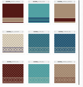 Alfombra de Oración Adiva para Mezquita, Moderna, Floral, de Pelo Alto, con Base Acolchada de Yute, Poliéster, Turca, de Gaziantep, para el Hogar - Product Image 1