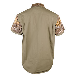Camisas de pesca al por mayor OEM para hombre, camisas de pesca ventiladas de poliéster con logotipo personalizado para exteriores, camiseta de camuflaje para caza para hombre - Product Image 1