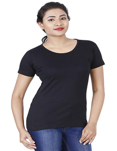 Camisetas de cuello redondo para mujer, ropa de moda de alta calidad, 100% algodón/poliéster, impresión personalizada, Logo bordado, informal, venta al por mayor, Verano - Product Image 3