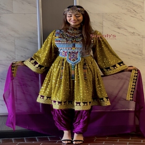 2025 nuevo diseño de moda para mujer KUCHI afgano vestidos de mujer de calidad Premium de manga larga de longitud completa vestido tradicional afgano - Product Image 6