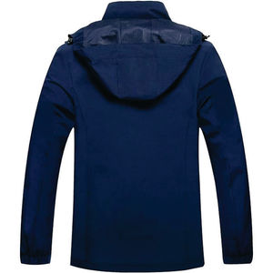 New Arrival Outdoor Coated Waterproof Breathable Windbreaker <b>Jackets</b> Unisex Custom-Designed Hiking Running Cycling Performance - Product Image 2