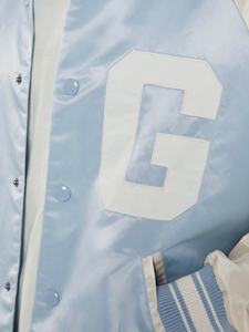 Chaqueta Universitaria de Satén para Hombre con Mangas en Contraste, Chaqueta Bomber Bordada en Algodón Personalizada, Talla XL para Equipo Universitario - Product Image 5