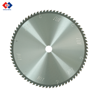 Lames de scie circulaire diamantées soudées haute fréquence de qualité industrielle 350 mm OEM pour la découpe de l'aluminium et du bois, 72 dents PCD