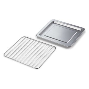 Horno Eléctrico de Convección de Acero Inoxidable Beige Vintage de 10 Litros (800W), Fácil de Limpiar, Multiusos, con Termostato Ajustable para Exteriores - Product Image 2