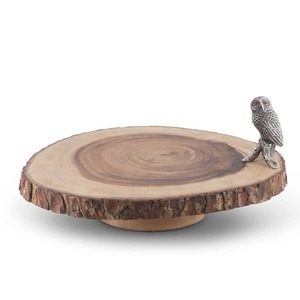 Support à gâteau en bois et résine support à dessert décoratif élégant pour fête d'anniversaire de mariage et utilisation de cuisine à domicile moderne d'Inde - Product Image 5