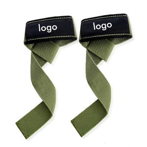 Muñequeras de Algodón de Buena Calidad con Logotipo Personalizado, Equipo de Seguridad para Gimnasio, Ejercicio, Levantamiento de Pesas, Correas de Entrenamiento al por Mayor - Product Image 1