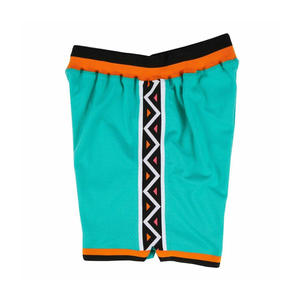 Pantalones Cortos Deportivos de Malla Color Amarillo Lisos para Correr, Pantalones Cortos para Trotar con Nombre de Equipo Personalizado para Jóvenes - Product Image 2