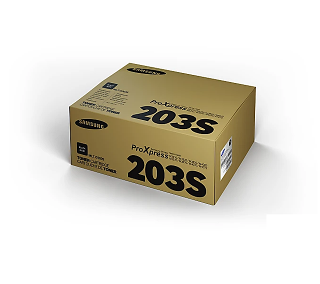 MLT-D203S High Yield Color Original Toner Cartridge SU911A Genuine Bulk Pack Print Crisp Clear Text Reliable