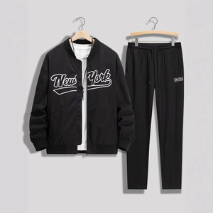 ชุดวอร์มคอปกตั้งสำหรับผู้ชายผ้า100% โพลีเอสเตอร์เนื้อแข็งระบายอากาศได้ดีเป็นมิตรกับสิ่งแวดล้อม - Product Image 3