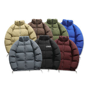 Chaqueta de Primavera para Hombre, Cuello Redondo, Gruesa, Abrigada, de Alta Calidad, Estilo Urbano, con Parches de Camuflaje, Impermeable - Product Image 1