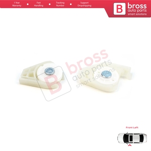 BWR5392+BWR1062 Juego de clips y pasadores para reparación de la polea del cable del regulador de ventana delantera izquierda para Doblo MK1 MPV Van 119 223 2001- - Product Image 4
