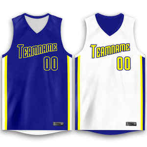 2025 conjuntos de camisetas de uniforme de baloncesto de diseño personalizado para Unisex al por mayor transpirable Anti-UV de secado rápido de talla grande disponible - Product Image 1