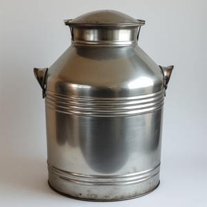 Boîte de lait galvanisée de style antique décoratif avec l'idéal durable de forme pour les maisons et le jardin traditionnels de cuisines de ferme - Product Image 2