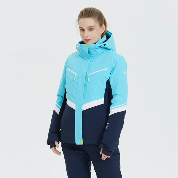 Wholesale Colorful Women Plus Size Breathable Windproof Thick Warm Ski Coat Wear Ski Jacket