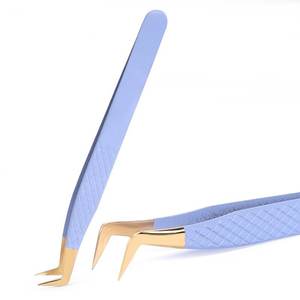 Pinzas de pestañas de etiqueta privada Pinzas de acero inoxidable Herramientas de pestañas - Product Image 3