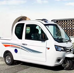 รถสามล้อบรรทุกไฟฟ้า OEM ขายดี พร้อมห้องเก็บสัมภาระแบบปิด ห้องโดยสารคู่ ใหม่เอี่ยม รับประกัน 1 ปี ผลิตในจีน - Product Image 1