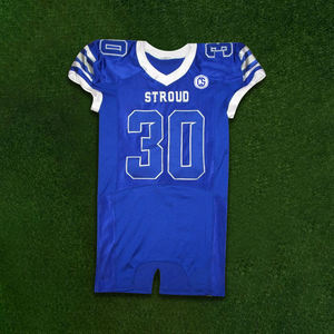 Maillot de football américain Tissu polyester Vêtements d'entraînement de football intérieur Maillots de football d'équipe personnalisés fabriqués au Pakistan - Product Image 2