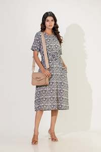 Vestido maxi de diseño de la mejor calidad, vestido maxi de talla grande de manga larga informal para mujer, ropa informal, vestidos Maxi al por mayor - Product Image 4