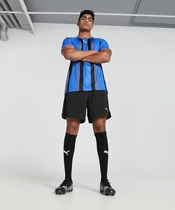 ชุดเสื้อเจอร์ซีย์กางเกงขาสั้นแบบซับเหงื่อลาย3D สำหรับใส่เล่นฟุตบอลของเยาวชนชุดเสื้อผ้าเจอร์ซี่สำหรับฝึกซ้อมด้านหน้าแบบ2-12Y - Product Image 1