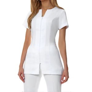 2025 femmes Poly coton haut et pantalon ensemble gommages uniformes ensembles manches courtes haut Salon Spa uniformes ensembles - Product Image 6
