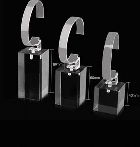 Bloc d'affichage de montre en acrylique transparent personnalisé avec des collections personnelles de style moderne Vitrines au détail Expositions Logo personnalisé - Product Image 5