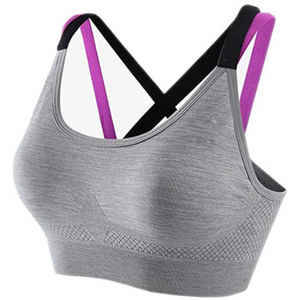 Femmes à la mode séchage rapide sans couture soutien-gorge de sport respirant vêtements actifs Plus Fitness entraînement soutiens-gorge XL grande taille en gros - Product Image 1