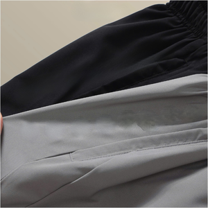 กางเกงกีฬาขาสั้นผู้ชายผ้าคอตต้อนแบบมีเชือกผูก5นิ้วแห้งเร็วแบบมีตะเข็บ - Product Image 5