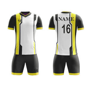 Maillots de football personnalisés en polyester par sublimation pour l'entraînement sportif – Maillots de foot imprimés avec nom et numéro - Product Image 1