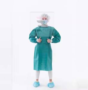 ชุดคนไข้แขนยาวผ้านอนวูฟเวนเครื่องแบบโรงพยาบาลสำหรับผู้ป่วย - Product Image 3