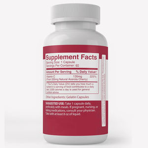 उच्च गुणवत्ता वाले एकरोला कार्बनिक फ्रीज सूखे प्राकृतिक 17% 25% बेरी निकालने के लिए विटामिन सी एसेरोला चेरी कैप्सूल - Product Image 4