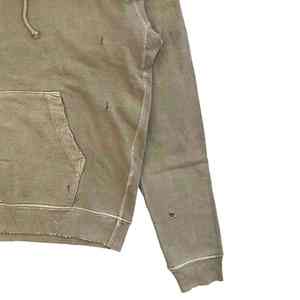 Sudaderas con capucha desgastadas para hombre con logotipo personalizado, Jersey desteñido, 100% algodón, servicio Oem de peso pesado, sudaderas con capucha de secado rápido antiarrugas para hombre - Product Image 4