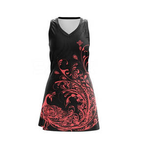 Uniforme de Netball para Niñas con Tela Elástica y Estilo Deportivo Moderno para Uso en Equipo - Product Image 1