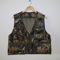 Chaleco de Caza Impermeable con Estampado de Camuflaje para Hombre, Marca Uplander, Sin Mangas, Transpirable, de Poliéster/Algodón