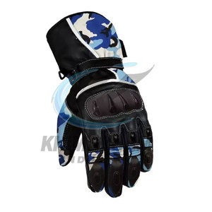 High Strength Fabric Full Finger Motocross <b>Gloves</b> <b>with</b> Non-Slip <b>Grip</b> Winter Outdoor Use Long Wear for Adults - Product Image 2