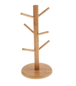 Soporte de madera para tazas, árbol decorativo de la mejor calidad, 2 piezas, accesorios de cocina para el hogar - Product Image 3