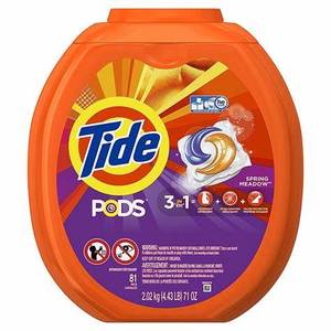 Tide PODS Ultra Oxi 85 Count Detergente para ropa Paquetes Forma líquida - Product Image 1