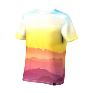 Nouveau T-shirt à sublimation à la mode pour hommes doux et confortable doté de caractéristiques légères à séchage rapide Design imprimé à manches courtes - Product Image 4