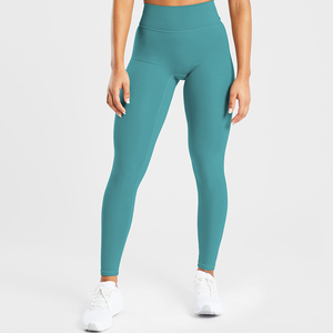 Leggings de gymnastique taille haute pour femmes nouveau pantalon de Yoga d'entraînement de Fitness sans couture XL athlétique Spandex Scrunch Push course poches de Yoga - Product Image 4